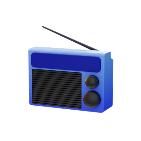 Rádio  3D Illustration