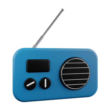 Rádio  3D Illustration