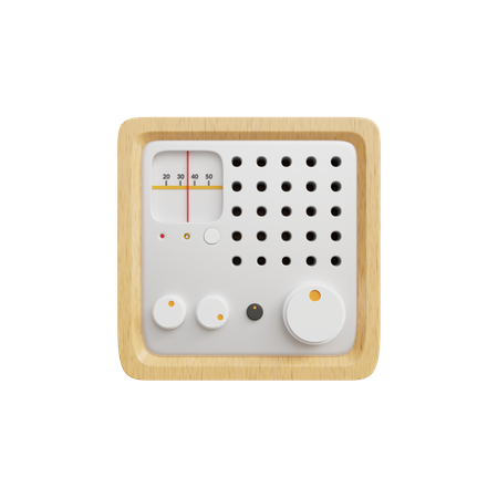 Rádio  3D Icon