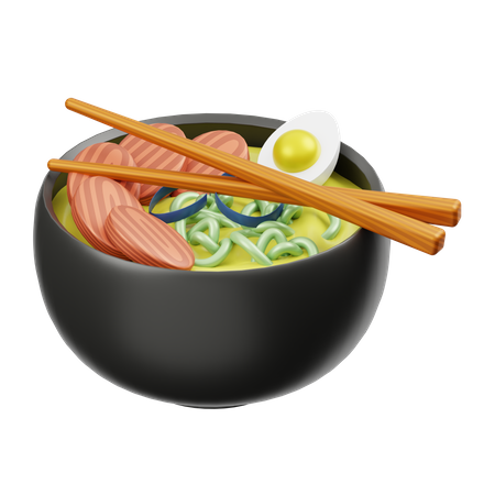 Ramen  3D Illustration