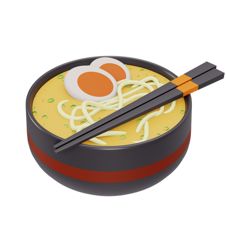 Ramen  3D Illustration