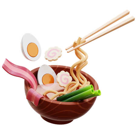 Ramen  3D Icon