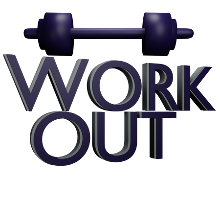 Workout  3D Sticker