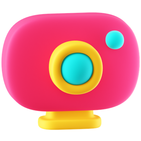 웹캠  3D Icon