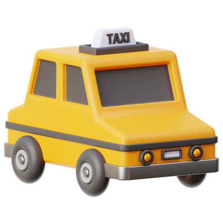 Taxi  3D Icon