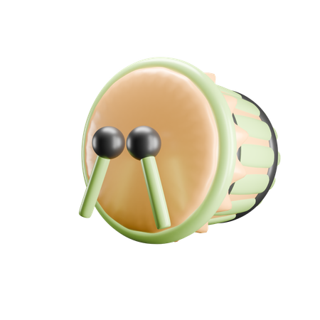 Tambor  3D Icon