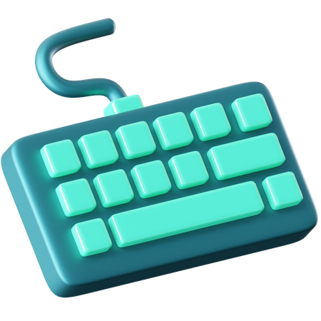 Teclado  3D Icon