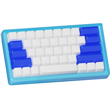 Teclado  3D Icon