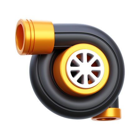 Turbo  3D Icon