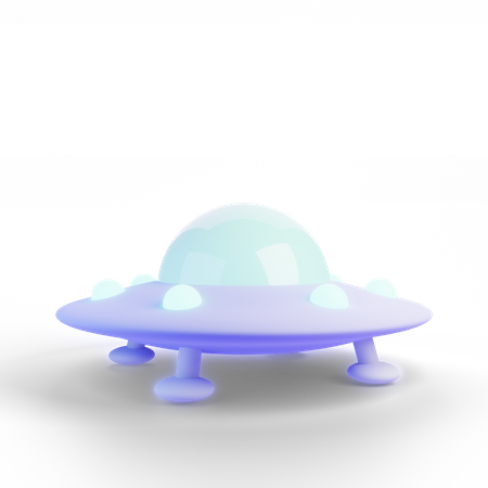 UFO  3D Illustration