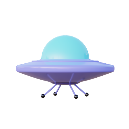 UFO  3D Illustration