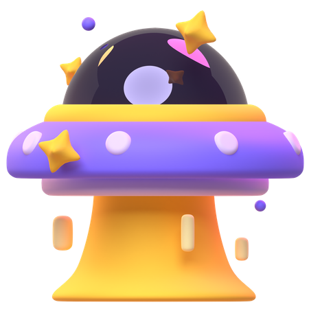 UFO  3D Icon