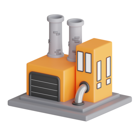 Usine  3D Icon