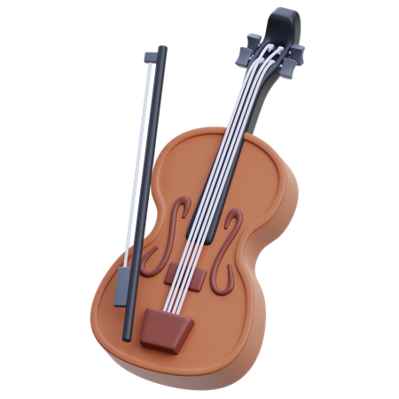 Violin  3D Icon