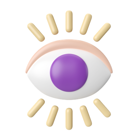 Vision  3D Icon