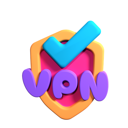 VPN  3D Icon