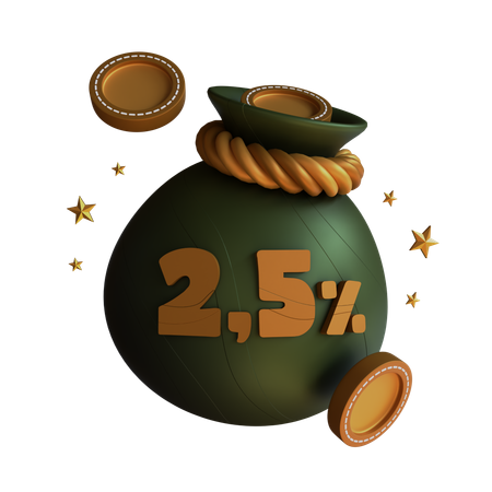 Zakat  3D Icon