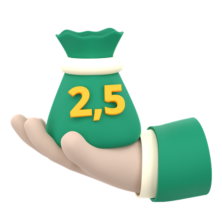 Zakat  3D Icon