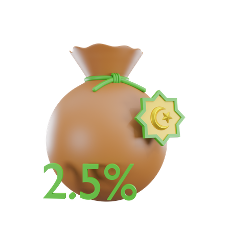 Zakat  3D Icon