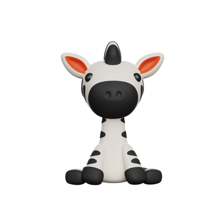 Zebra  3D Icon