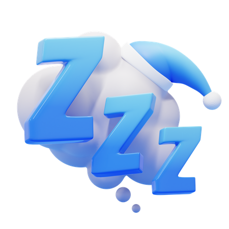 Zzz  3D Sticker