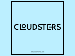 Conheça também esta fonte Cloudsters Regular