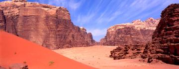 Koče v mestu Wadi Rum