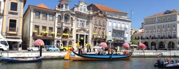 Boenden vid stranden i Aveiro