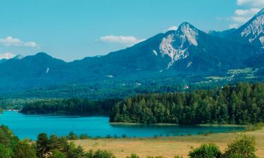 Ferieboliger ved stranden i Drobollach am Faakersee