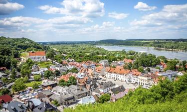 Rannamajutused sihtkohas Kazimierz Dolny