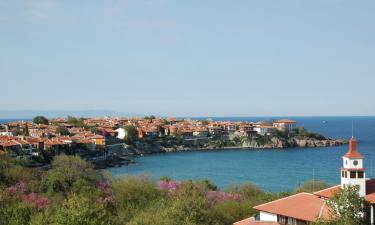 Strandhäuser in Sozopol