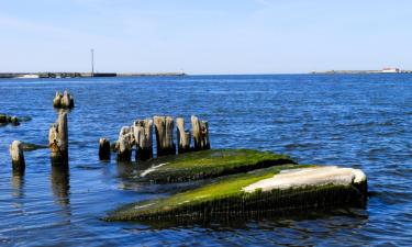 Boenden vid stranden i Ventspils