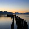 Ferieboliger ved stranden i Puerto Natales