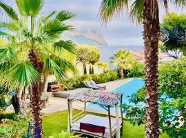 Astoria Villa maison d hôtes Appartement vue mer avec piscine, hotel Cassis-ban