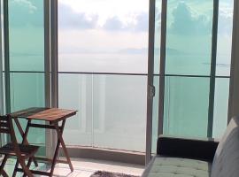 Infinite Seaview with Penang Bridge Suite with Sunrise up to 11 person, alquiler temporario en Bayan Lepas