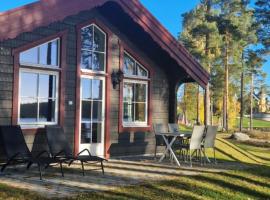 Lakeside log cabin Främby Udde Falun, хотел в Фалун