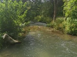 Fisherman's Cabin on the banks of the River Meon