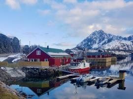 Fishermans Rorbu 3 - Lofoten, hotel Rambergben