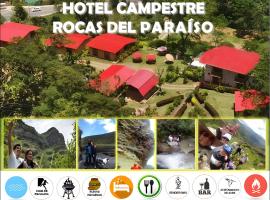 Hotel Campestre Rocas Del Paraíso, majake sihtkohas Machetá