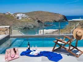 Miramare Suites Mykonos, villa i Merchia Beach