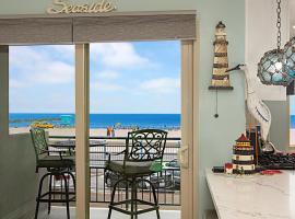 201A Beach View, 30 Steps to the sand or pool, Corner condo with extra windows and views, готель у місті Оушенсайд