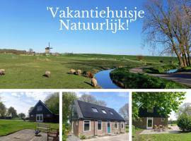 'Vakantiehuisje Natuurlijk! - nabij molen, meer, strand & stad', hotel sa Hoorn