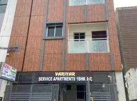 Variyar Service Apartments Unit A Ground Floor, hotell i Vellore