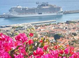 Casa ideal para famílias com vista mar desafogada, hôtel à Funchal