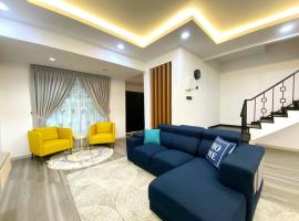 Modern Cozy House 4Room10pax @Near Sunway Carnival, viešbutis mieste Perajus