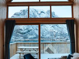 Lofoten Cabins、Hopenの別荘