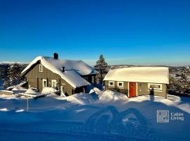 Cozy cabin with incredible views and sauna, ξενοδοχείο σε Lampeland