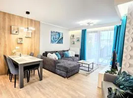 Apartament Turkusowy z ogrodem w Mielnie nad morzem