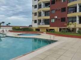 TerraTemporada flats aconchegantes piscina e academia via park, atostogų namelis mieste Kampos dos Goitakazesas