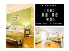 #Le Sémard - F2 avec 5 couchages, double salon, et terrasse couverte